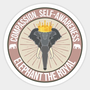 Elephant The Royal Sticker